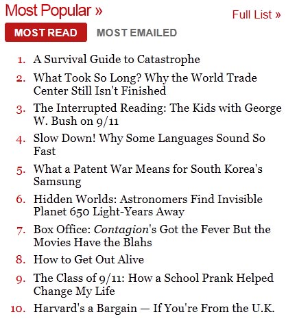 Time Magazine 911
